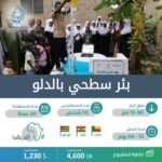 Surface well with bucket